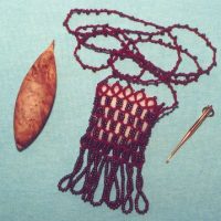 Tatted Beaded Neck Purse - Pattern Only