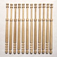 Basic Wooden Bobbins (dozen)