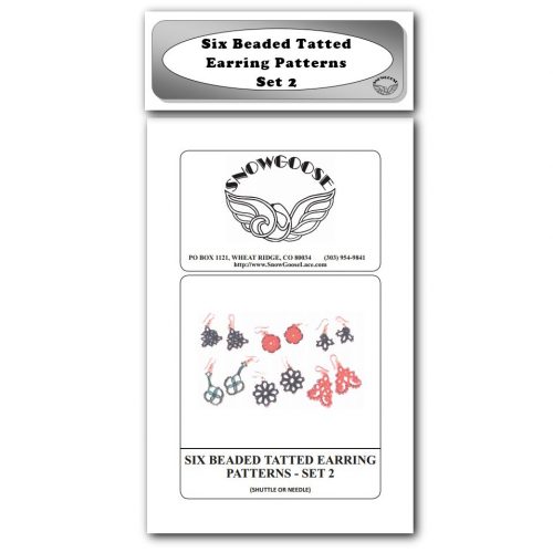 Beaded Tatted Earring Patterns - Set 2 - Image 2