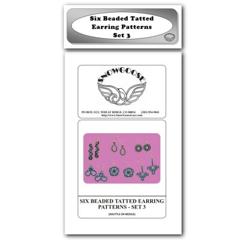 Beaded Tatted Earring Patterns - Set 3 - Image 2