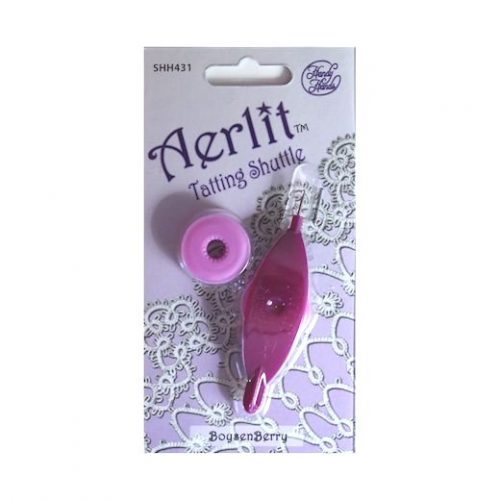 Aerlit Tatting Shuttle with 2 Bobbins - Image 2