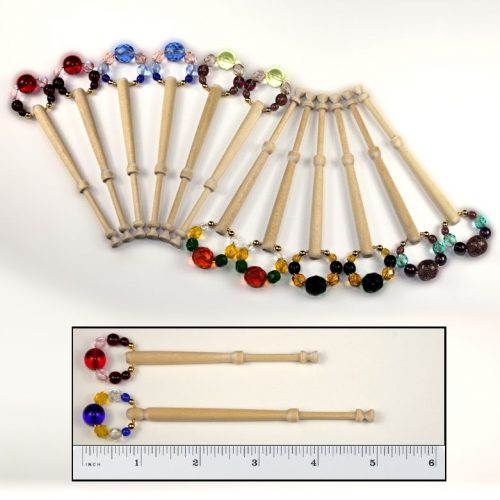 Travel Bobbin Birch - Spangled (dozen)