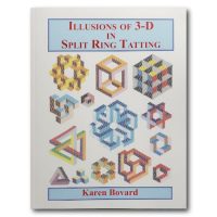 Illusions of 3-D in Split Ring Tatting