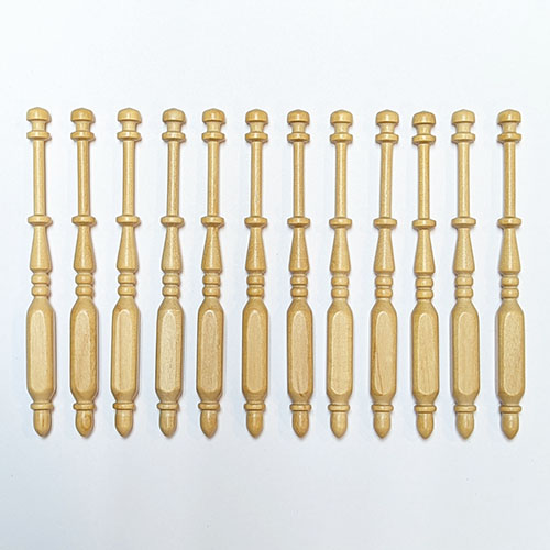 Belgian Bobbins - Long Square (dozen)