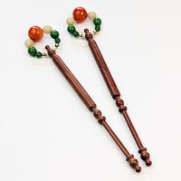 Spangled Bobbin Pairs - English Satinwood